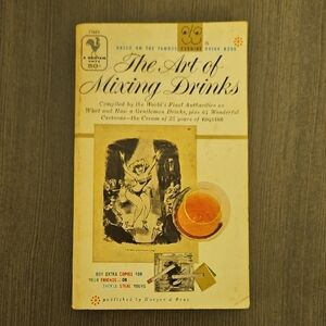 The Art of Mixing Drinks Book